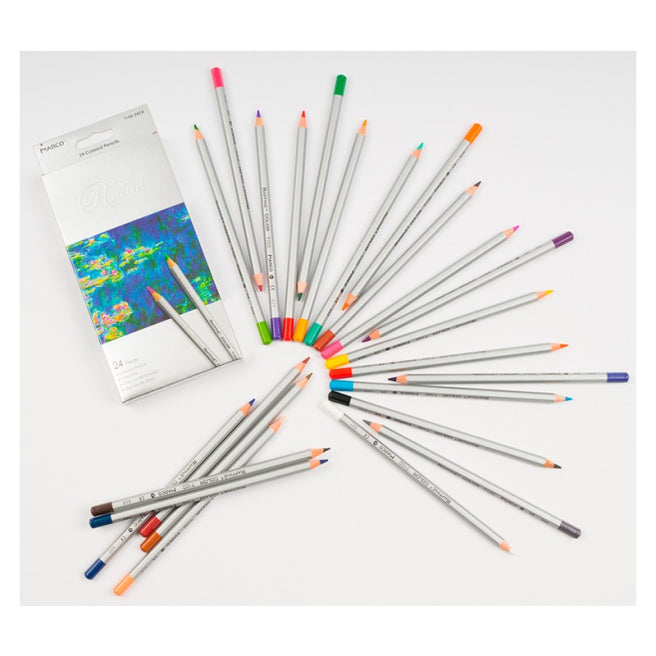 Creioane MARCO Raffine, 24 culori, 7100-24CB