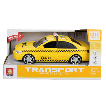 WY Mașină cu inerție 1:16 "Taxi Car" (lumini, sunete), cod 36256