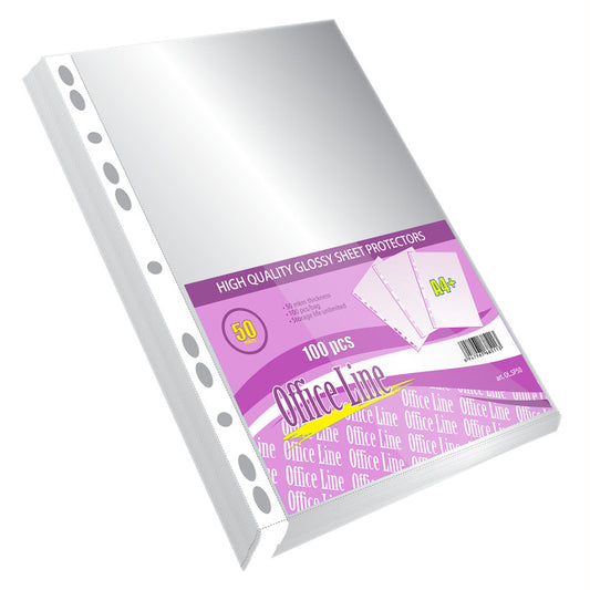 Folii de protecție OfficeLine, A4/50mkm, 100 buc./set