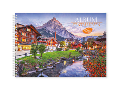 Album pentru desen, 40 foi, cu spirala