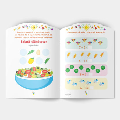 Jocuri de Vară. Cu autocolante: 6+