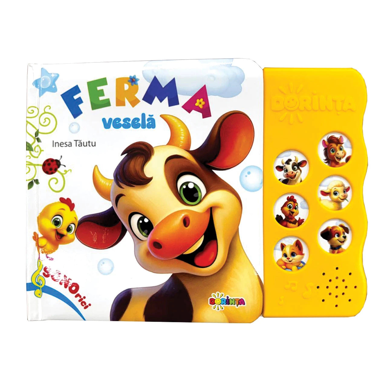 Sonorici - Carte cu sunete / carte sonoră. Ferma vesela