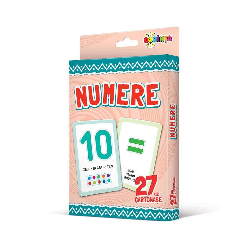 27 de cartonașe. Numere
