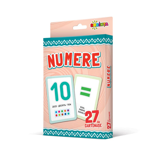 27 de cartonașe. Numere