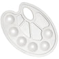 Paleta ovala din platic cu 10 celule alba (15.5x21 mm)