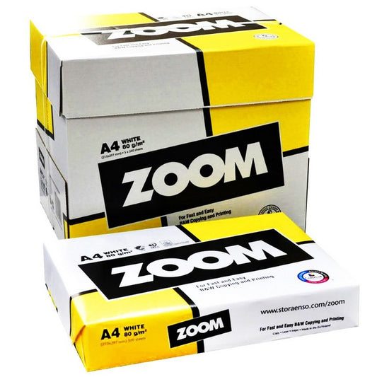 Hârtie pentru tehnică de birou Zoom A4 (80 gr/m, 500 foi)