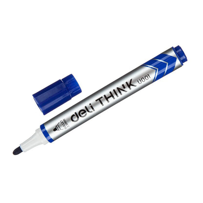 Marker pentru tabla DELI Think, 2mm, albastru