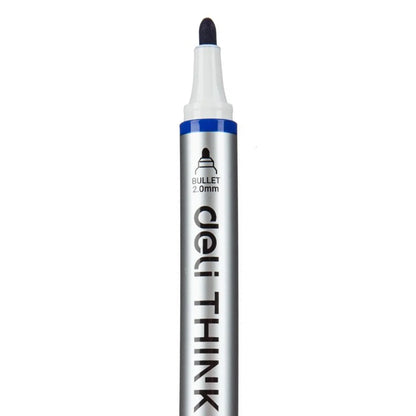 Marker pentru tabla DELI Think, 2mm, albastru