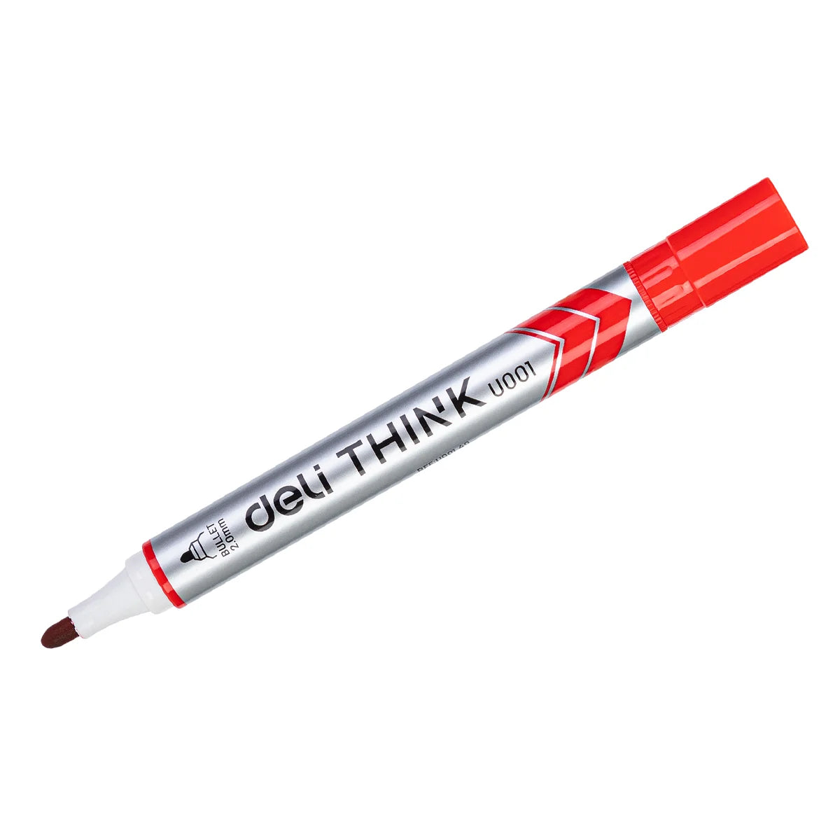 Marker pentru tabla DELI Think, 2mm, rosu