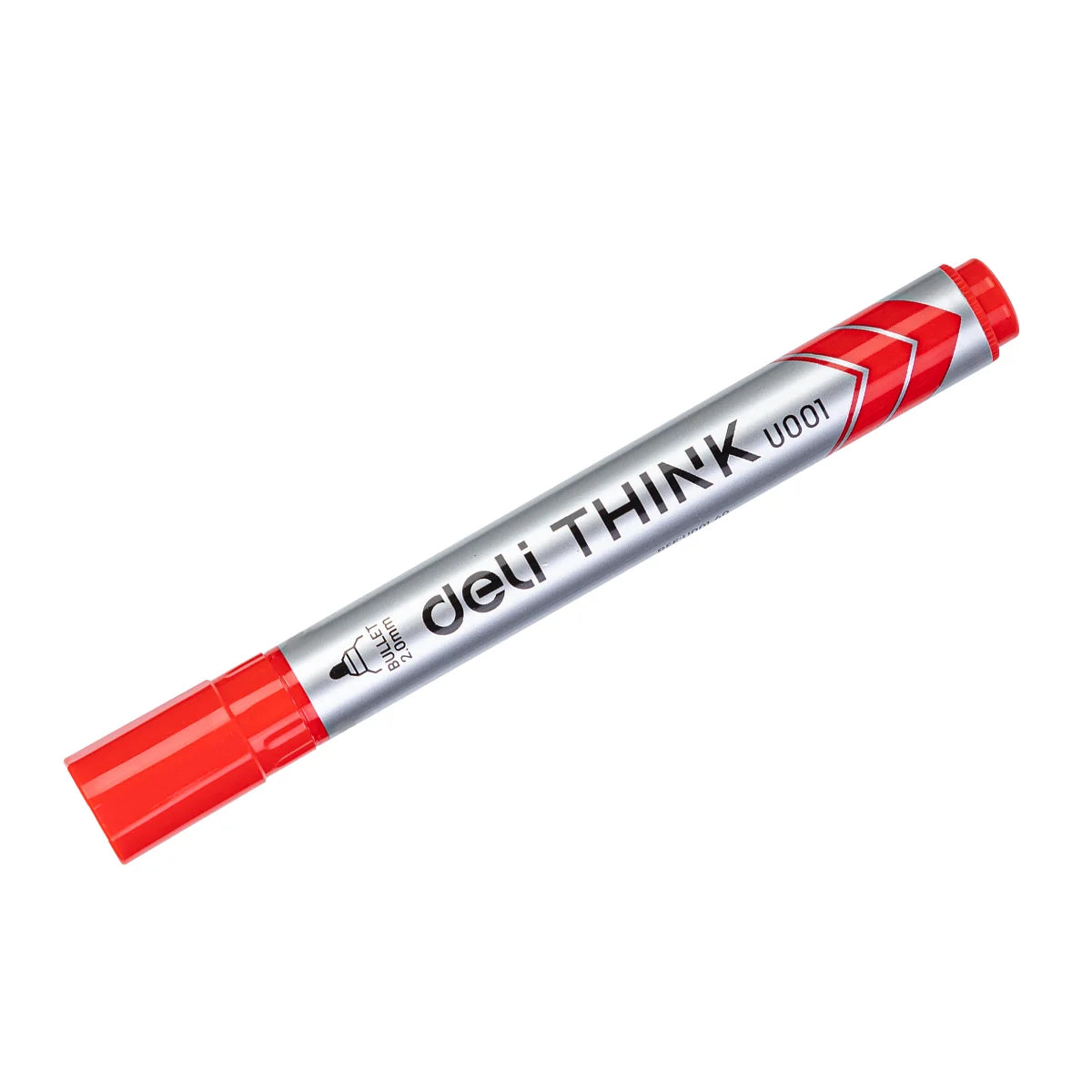 Marker pentru tabla DELI Think, 2mm, rosu