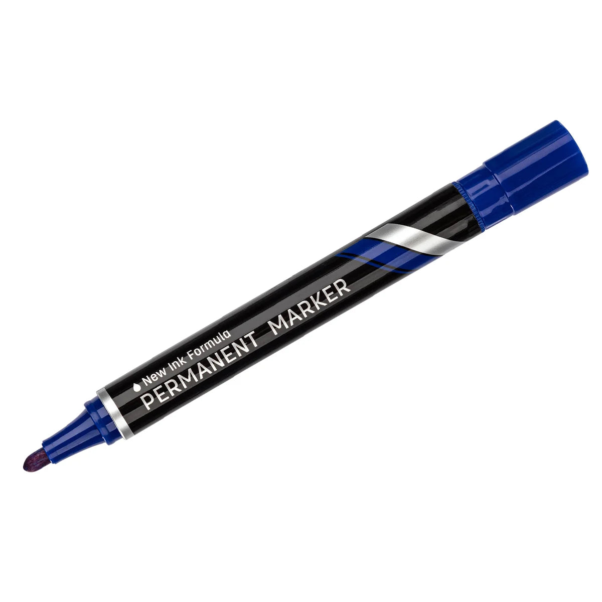 Marker permanent DELI Think, 1.5mm, albastru