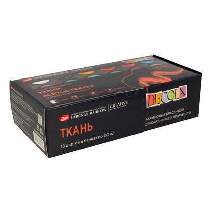 Set acril textil "Decola" 20 ml