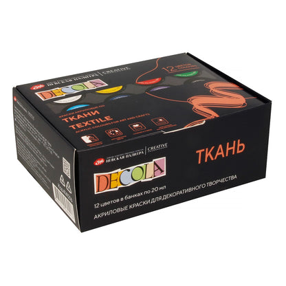 Set acril textil "Decola" 20 ml