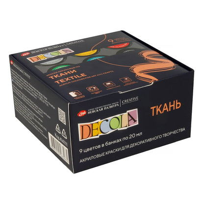 Set acril textil "Decola" 20 ml