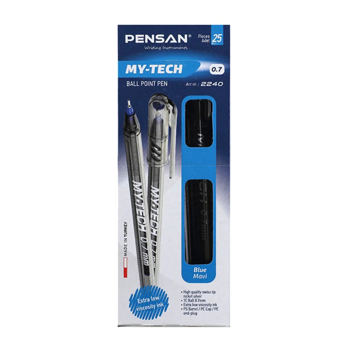 Pix PENSAN My-Tech, 0.7mm, albastru